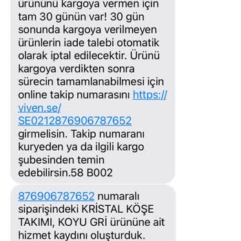 Vivense Gecikmeli Ve Kusurlu Teslimat Deneyimi
