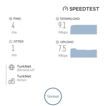 TurkNet Çözülmeyen Hız Sorunu