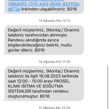 TCL Klima Üretim Hatalı- Bilkom Yardımcı Olmuyor