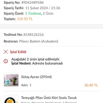 Trendyol Yemek Trendyol GO Parama El Koydu