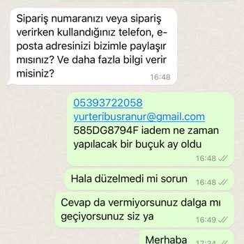Tuba Butik Bir Buçuk Aydır İademi Yapmıyor