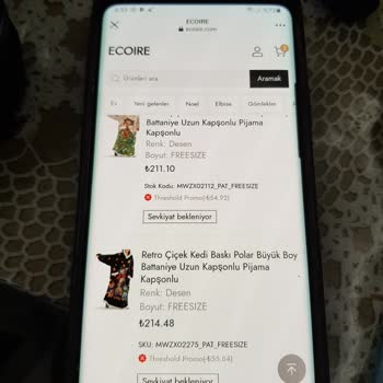 Ecoire Alışveriş Sitesi Para İadem Ya Da Satın Aldığım Ürünler Gelsin
