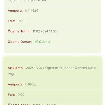AÖF Kayıt Pasif Görünmesi