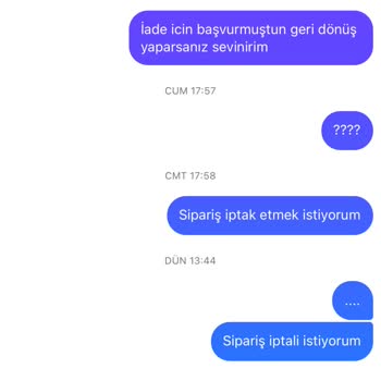 Fabulovetr Şikayet. İptal İşlemimi Yapmıyorlar