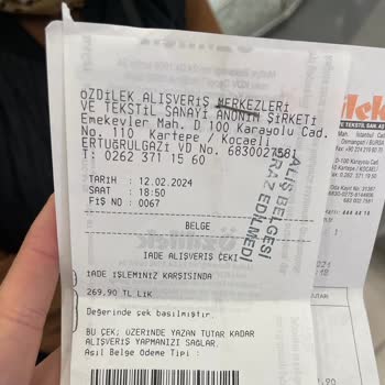 Özdilek AVM'de Yanlış Fiyatlandırma Mağduriyeti