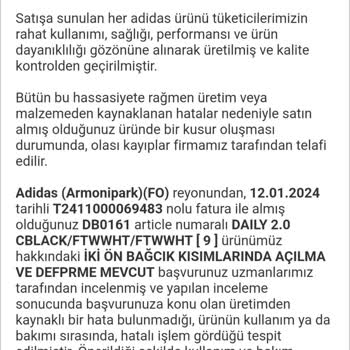 Adidas Markasına Güvenim Kalmadı