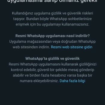 WhatsApp Plus Giremiyorum