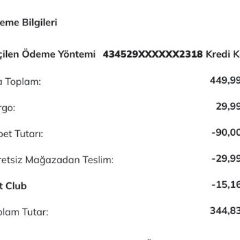 DeFacto Paramı Eksik Yatırmış
