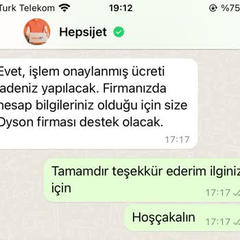 Dyson - Hepsijet Kargo Şikayeti Ve Kayıp Ürün