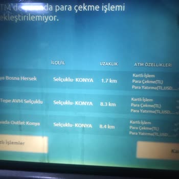 Yapı Kredi ATM De Para Yok
