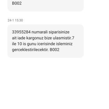 Sefamerve Para İademi Yapmıyor