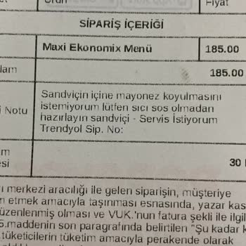 Popeyes Siparişimi Yanlış Yolladı.