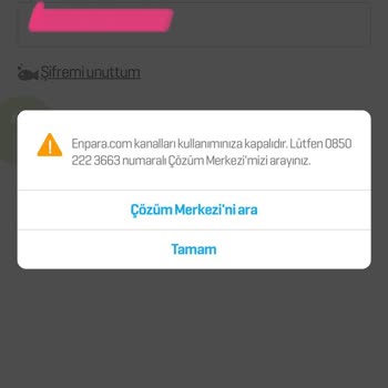 Enpara Hesabıma Erişimi Sebepsizce Engelledi