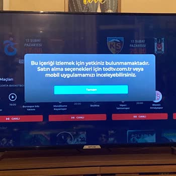 Tod TV De Açılmıyor. Sorunun Çözülmesini Talep Ediyorum