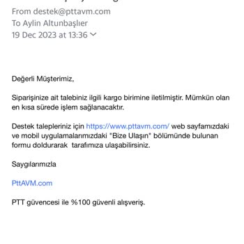 Epttavm Almış Olduğum Ürünü İstiyorum