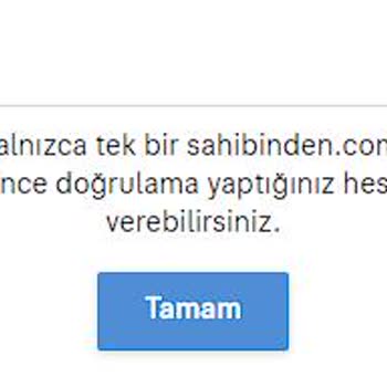 Sahibinden Neden Kendi Bilgilerimi Doğrulamıyorum
