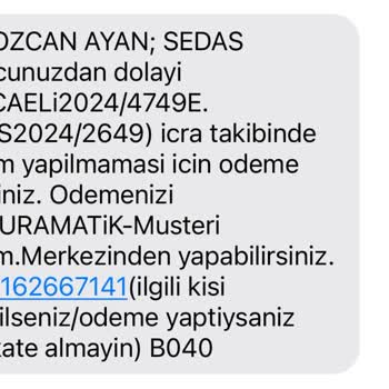 SEDAŞ Kaçak Kullanım Bedeli