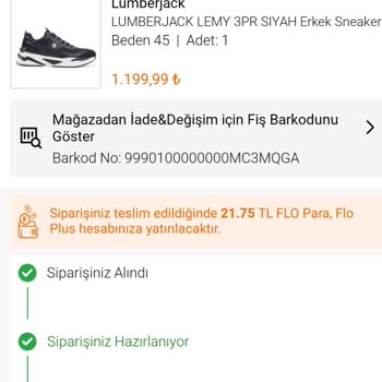 FLO Ayakkabı FLO Da Kargolanmayan Ürün