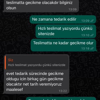 Stepstoretr Ürünüm Kargoya Verilmiyor Para İadesi İstiyorum