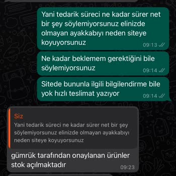 Stepstoretr Ürünüm Kargoya Verilmiyor Para İadesi İstiyorum