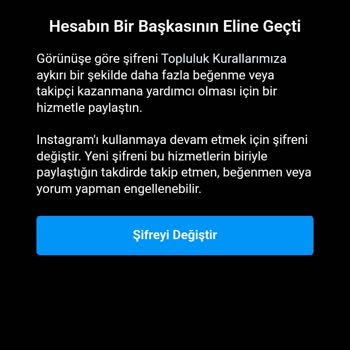 Instagram Hesabımın Çalınması