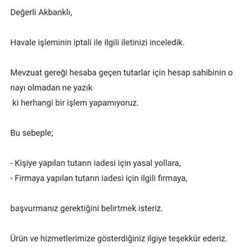 Akbank İnternet Alışverişinde Mağduriyetim