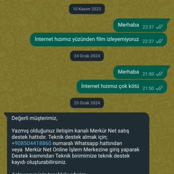 Merkür Net İnternet Servisinden Beklenen Performansı Alamamanın Hayal Kırıklığı
