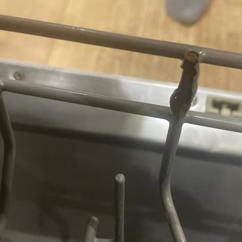 Teka Bulaşık Makinesi Rafı Kapladı Ve Paslandı.