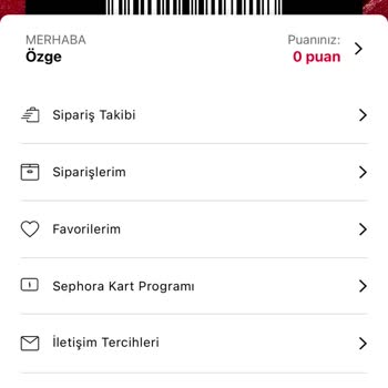 Sephora Kart Puanlar Sıfırlandı