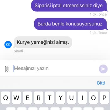 Getir Uygulaması Üzerinden Verilen Yanlış Sipariş Ve İptal Süreci