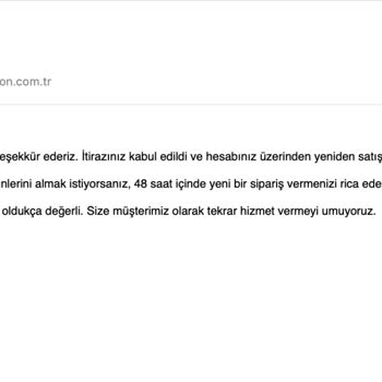 Amazon İlk Müşterilerinden Birine Dahi Satıcı Muamelesi Yapıyor!
