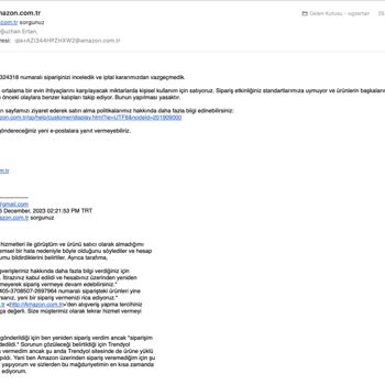 Amazon İlk Müşterilerinden Birine Dahi Satıcı Muamelesi Yapıyor!