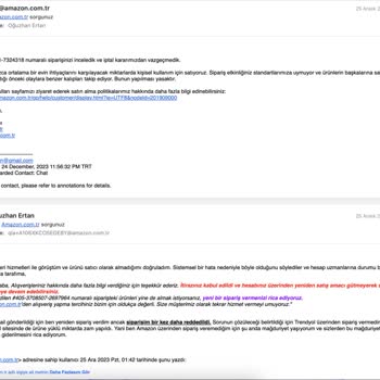 Amazon İlk Müşterilerinden Birine Dahi Satıcı Muamelesi Yapıyor!
