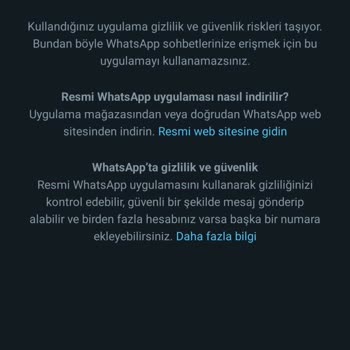 Whatsapp Aero Gereksiz Numara Banlıyor Verileri Geri Vermiyor