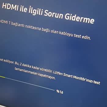 Samsung M5 Monitor Bilgisayara Bağlanmıyor