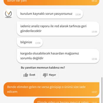 Trendyol'da Beklenmedik Saat Sorunu Ve İade Problemi