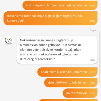 Trendyol'da Beklenmedik Saat Sorunu Ve İade Problemi