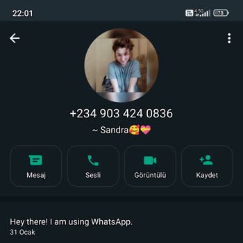 WhatsApp Benimle Alakalı Bütün Fotoğrafların Silinmesini İstiyorum