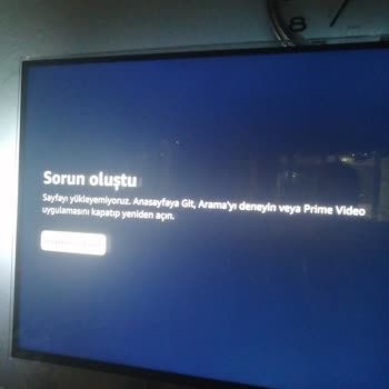 Prime Video (Amazon) Uygulamayı Kapat Hatası