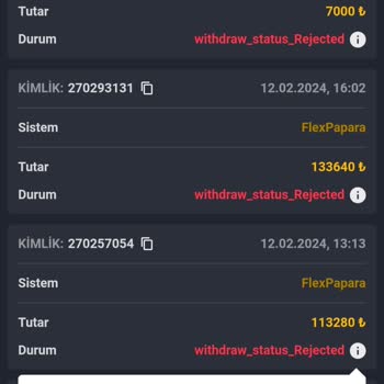 VayCasino Kazancımı Vermiyorlar Hiçbir Şekilde Yardımcı Olmuyorlar