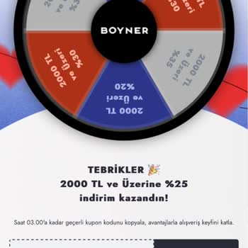 Boyner İndirim Kodu Kullanamıyorum