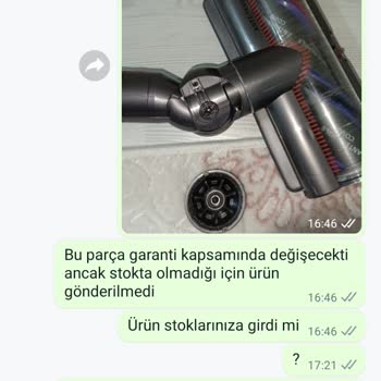 Dyson Muhatap Kimse Yok