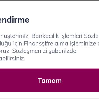 QNB Finansbank Mobil Sözleşme İmzalama