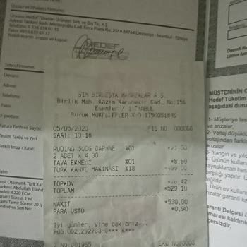 BİM Abdullah Efendi Kahve Makinesi İle Sorun Yaşıyorum İlgilenen Yok