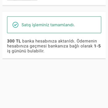 Sahibinden Sattığım Ürün Hesabıma Yatmadı.