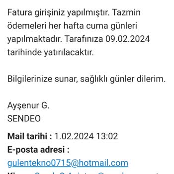 Sendeo Kargo İle Çalışmak Pişmanlık