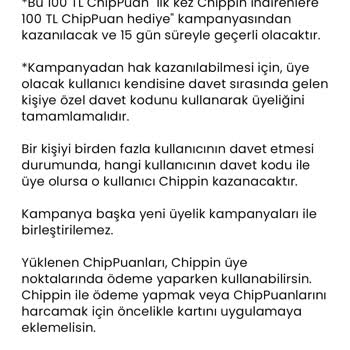 Chippin Yanıltıcı Kampanya Uygulaması