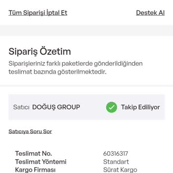 İdefix Siparişim Kargolanmadı!