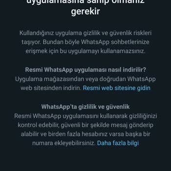 WhatsApp Acilen Ulaşılması Gerekiyor Ben İşimi WhatsApp Üzerinden Hallediyorum