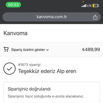 Kanvoma Hiçbir Geri Dönüş Alamıyorum